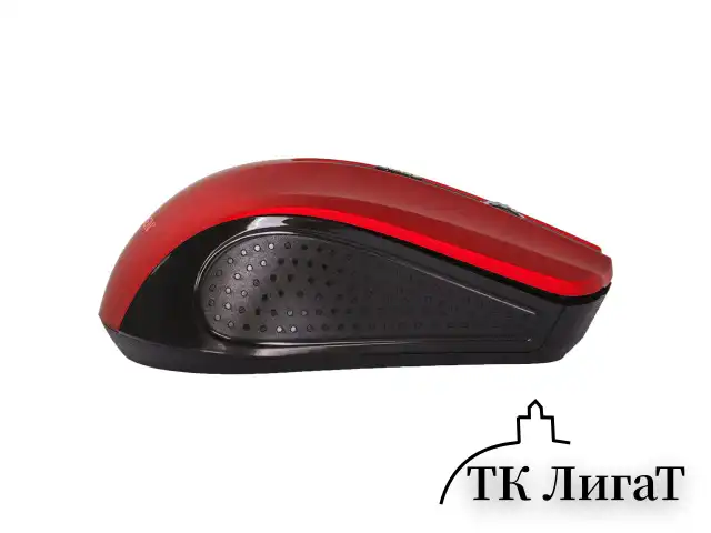 Мышь беспроводная SONNEN V99, USB, 1000/1200/1600 dpi, 4 кнопки, оптическая, красная, 513529