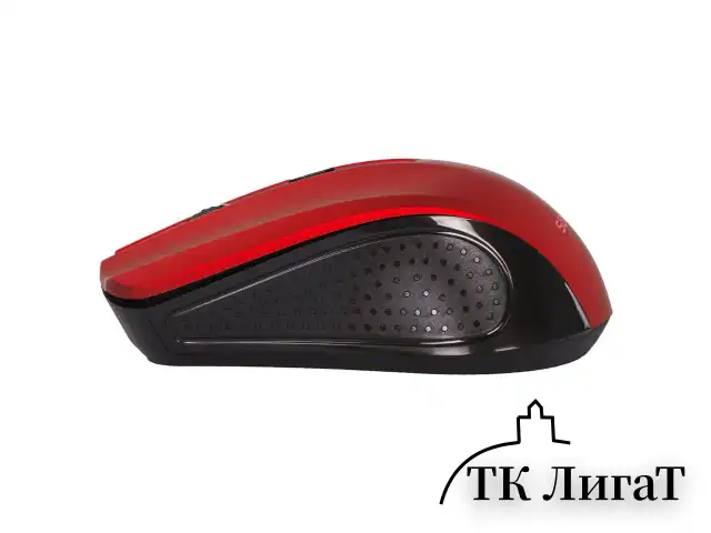 Мышь беспроводная SONNEN V99, USB, 1000/1200/1600 dpi, 4 кнопки, оптическая, красная, 513529