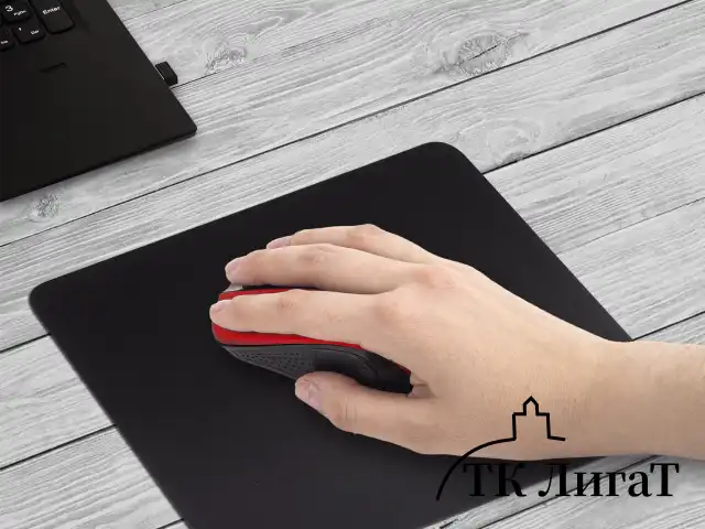 Мышь беспроводная SONNEN V99, USB, 1000/1200/1600 dpi, 4 кнопки, оптическая, красная, 513529