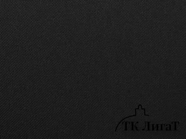 Стул для персонала и посетителей "ИЗО", черный каркас, ткань черная, В-14/С-11