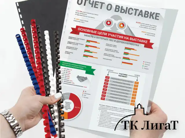 Пружины пластиковые для переплета, КОМПЛЕКТ 100 шт., 10 мм (для сшивания 41-55 л.), синие, BRAUBERG, 530909