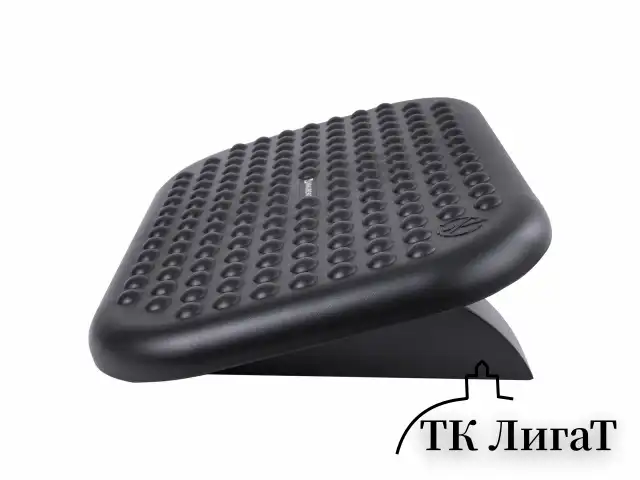 Подставка для ног BRAUBERG офисная, 45х33 см, регулируемый угол наклона, рифленая, черная, 531495