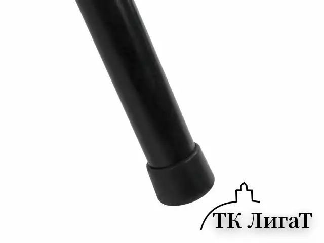 Стул складной для дома и офиса BRABIX "Golf CF-007", черный каркас, кожзам черный, 531565