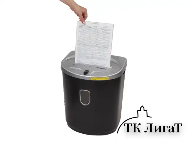 Уничтожитель (шредер) BRAUBERG S8-DS, 2 уровень секретности, полоски 4 мм, 8 листов, 23 л, 531772