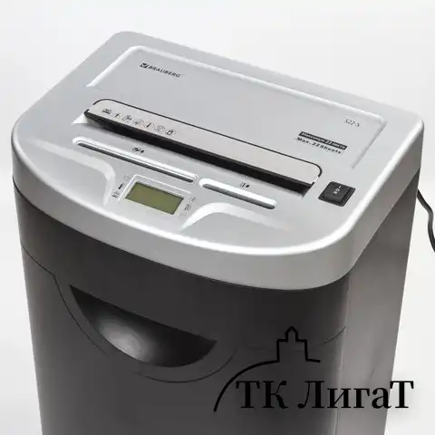 Уничтожитель (шредер) BRAUBERG S22-S, 2 уровень секретности, полоски 4 мм, 22 листа, 34 л, CD, 531773