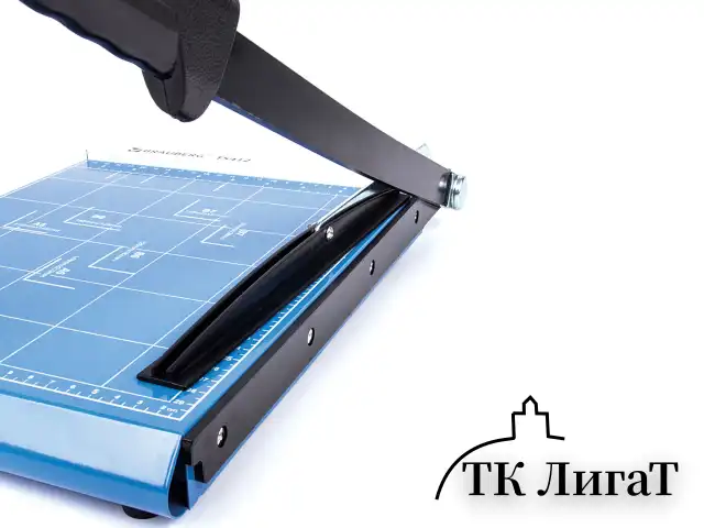 Резак сабельный BRAUBERG TS412 SABER, на 12 л., длина реза 300 мм, металлическое основание, A4, 531800