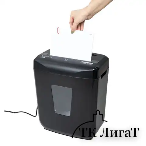 Уничтожитель (шредер) BRAUBERG 1018X, 4 уровень секретности, фрагменты 4х40 мм, 10 листов, 18 л, 532150