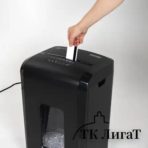 Уничтожитель (шредер) BRAUBERG 1525X, 4 уровень секретности, фрагменты 4х40 мм, 15 листов, 25 л, 532151