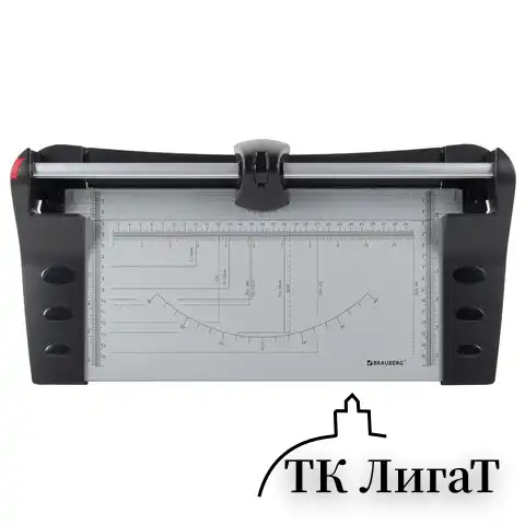 Резак роликовый BRAUBERG EXTRA A4, до 10 л, длина реза 320 мм, металлическое основание, 532325