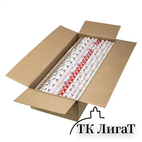 Бумага упаковочная "For Women", 70x100 см, 10 дизайнов ассорти, ЗОЛОТАЯ СКАЗКА, 591915