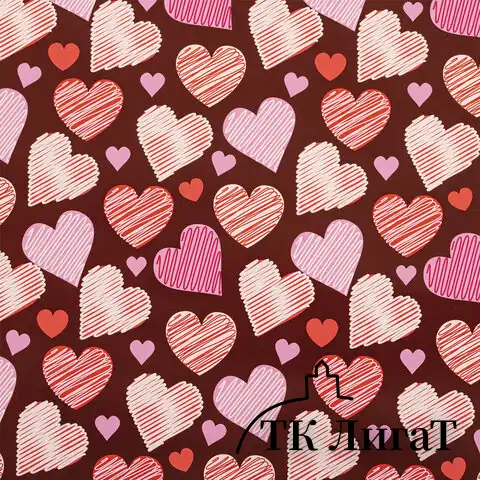 Бумага упаковочная "Love Story", 70x100 см, 10 дизайнов ассорти, ЗОЛОТАЯ СКАЗКА, 591916