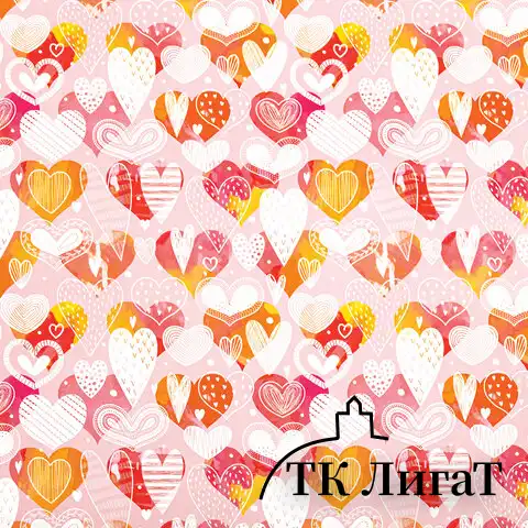 Бумага упаковочная "Love Story", 70x100 см, 10 дизайнов ассорти, ЗОЛОТАЯ СКАЗКА, 591916