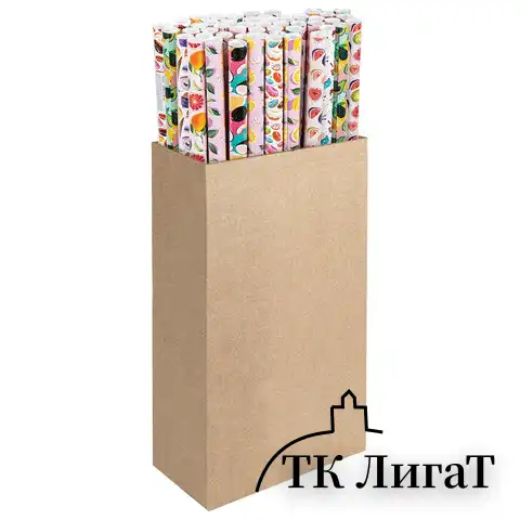 Бумага упаковочная "Sweet Life" 70x100 см, 10 дизайнов ассорти, ЗОЛОТАЯ СКАЗКА, 591920