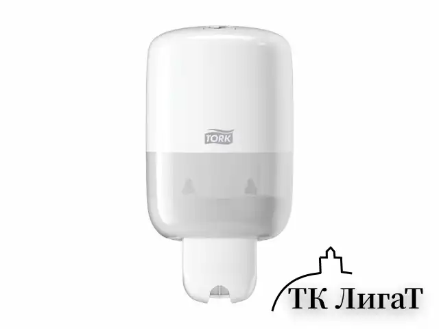 Дозатор для жидкого мыла TORK (Система S2) Elevation, 0,5 л, mini, белый, 561000