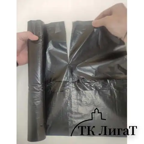 Мешки для мусора, 120 л, черные, в рулоне 10 шт., ПВД, 30 мкм, 70х110 см, КОНЦЕПЦИЯ БЫТА "Удачные", 0152