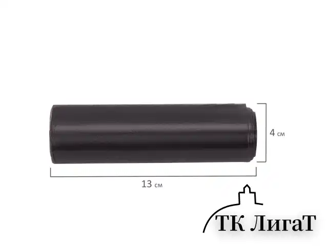 Мешки для мусора 30 л, черные, в рулоне 20 шт., ПНД, 7,3 мкм, 50х60 см, PACLAN "Standard"