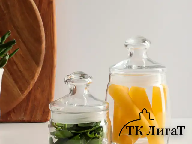 Банка с крышкой "Cesni" для сыпучих продуктов, 1 шт., 940 мл, стекло, PASABAHCE, 97560