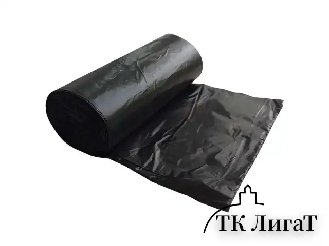 Мешки для мусора, 60 л, черные, в рулоне 20 шт., ПНД, 7 мкм, 60х70 см, эконом, КОНЦЕПЦИЯ БЫТА "ЭкоДом", 1749