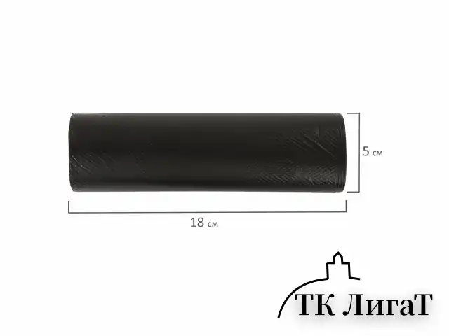 Мешки для мусора 120 л черные в рулоне 10 шт., ПНД 14 мкм, 70х110 см, LAIMA стандарт, 601385