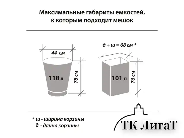 Мешки для мусора 120 л черные в рулоне 10 шт., ПНД 14 мкм, 70х110 см, LAIMA стандарт, 601385