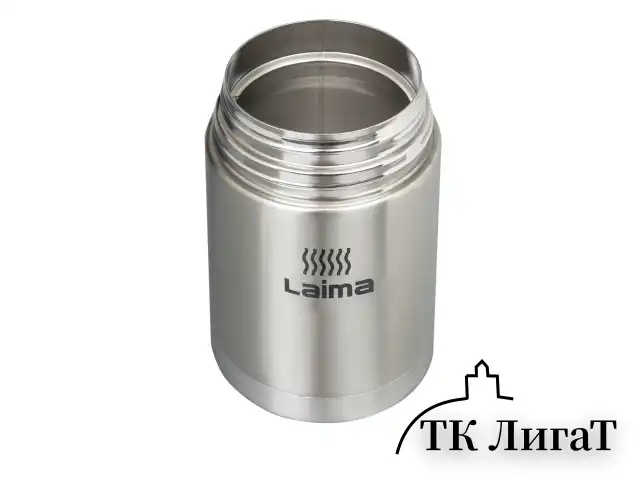 Термос LAIMA универсальный с широким горлом, 0,8 л, нержавеющая сталь, 601408