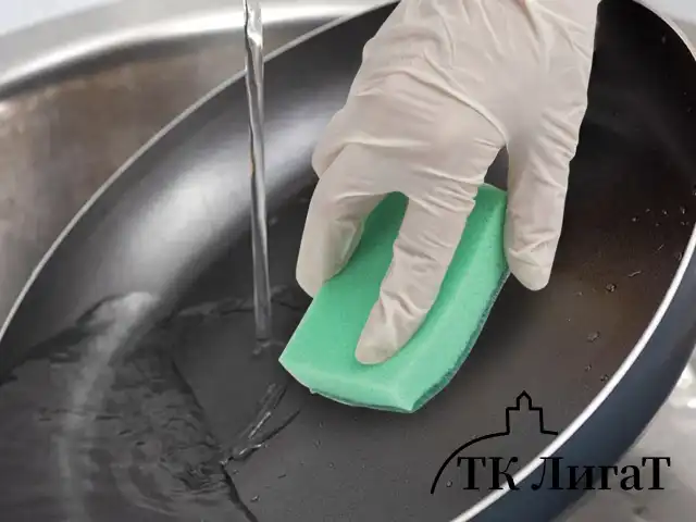 Губки бытовые STANDART, 26х80х53 мм, КОМПЛЕКТ 5 шт., поролон/абразив для посуды/уборки, LAIMA, К0014, 601555