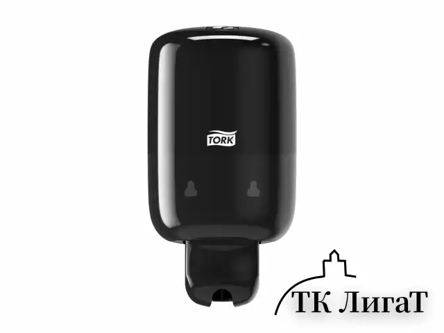 Дозатор для жидкого мыла TORK (Система S2) Elevation, 0,5 л, mini, черный, 561008