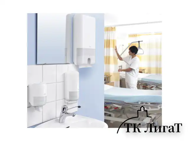 Дозатор для жидкого мыла-пены СЕНСОРНЫЙ TORK (Система S4) Elevation, 1 л, белый, 561600