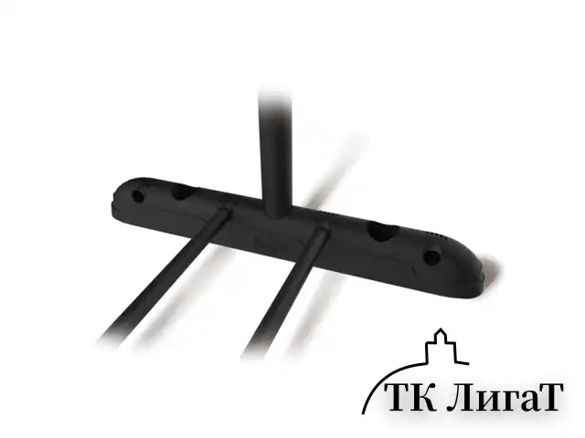 Вешалка для плечиков SHT-WR4340, 1615х860х440 мм, пластик/металл, черная/хром