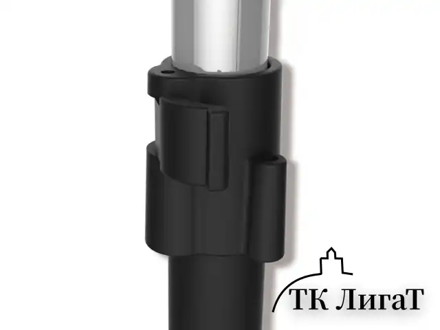 Вешалка для плечиков SHT-WR4340, 1615х860х440 мм, пластик/металл, черная/хром