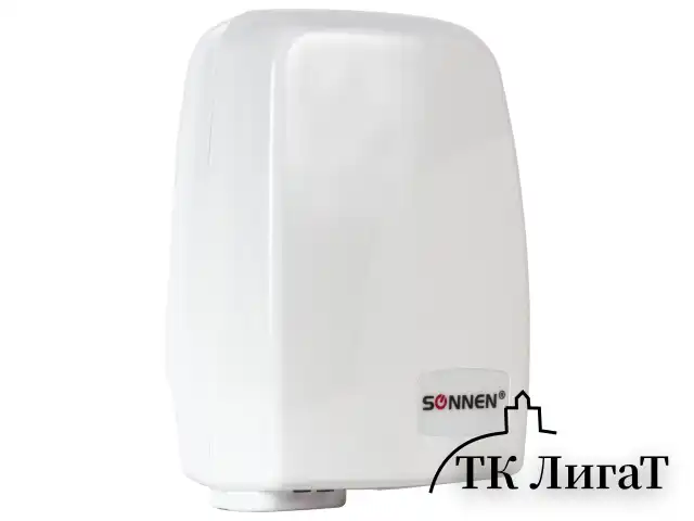 Сушилка для рук SONNEN HD-120, 1000 Вт, пластиковый корпус, белая, 604190