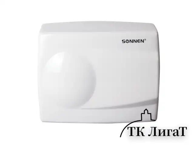 Сушилка для рук SONNEN HD-298, 1500 Вт, металлический корпус, антивандальная, белая, 604193