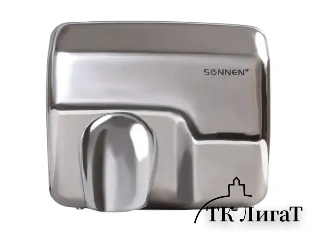 Сушилка для рук SONNEN HD-798S, 2300 Вт, нержавеющая сталь, антивандальная, серебристая, 604194