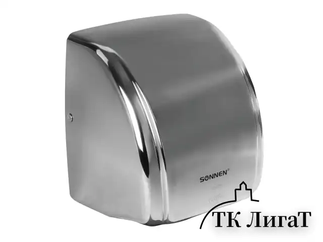 Сушилка для рук SONNEN HD-230S, 2100 Вт, нержавеющая сталь, антивандальная, хром, 604195