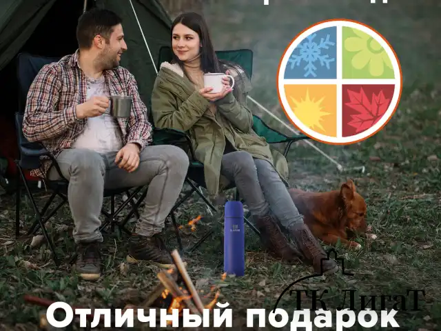 Термос LAIMA классический с узким горлом, 0,75 л, нержавеющая сталь, синий, 605123