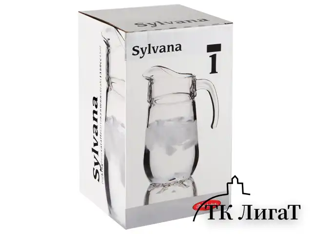 Кувшин, объем 1350 мл, фактурное стекло, "Sylvana" (Сильвана), PASABAHCE, 43334