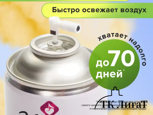 Сменный баллон 250 мл МЕЛОДИЯ "Цитрусовый", для автоматических освежителей, универсальный, 605229