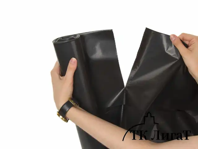 Мешки для мусора 240 л, черные, в рулоне 10 шт., прочные, ПВД 50 мкм, 90х140 см, LAIMA, 605337