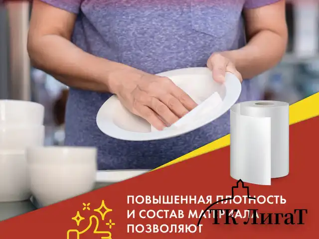 Салфетки универсальные в рулоне 125 шт. ЧУДЕСНАЯ ТРЯПКА ПЛЮС, 25х30 см, вискоза, 45 г/м2, LAIMA, 605491