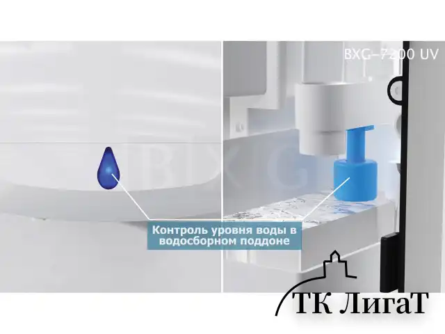 Сушилка для рук BXG-JET-7200, 1650 Вт, ультрафиолет, погружного типа, время сушки 10 секунд, пластик, белая