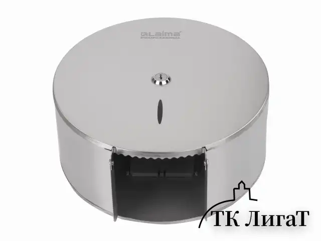 Диспенсер для туалетной бумаги LAIMA PROFESSIONAL INOX, (Система T2) малый, нержавеющая сталь, матовый, 605698