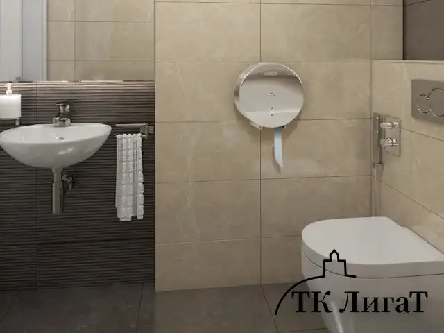 Диспенсер для туалетной бумаги LAIMA PROFESSIONAL INOX, (Система T2) малый, нержавеющая сталь, матовый, 605698