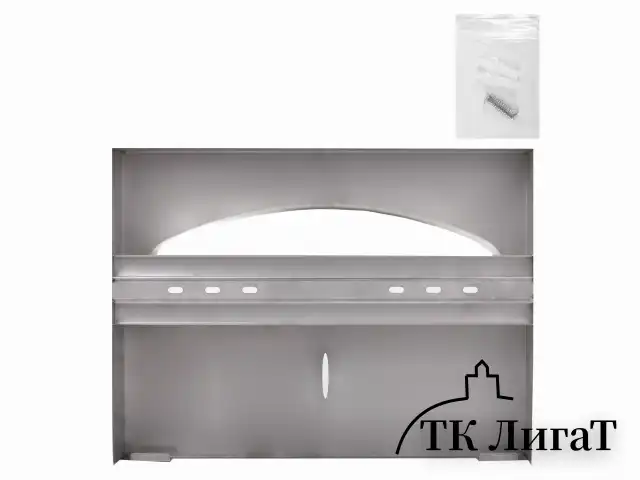 Диспенсер для покрытий на унитаз LAIMA PROFESSIONAL INOX, (V1) 1/2, нержавеющая сталь, матовый, 605702