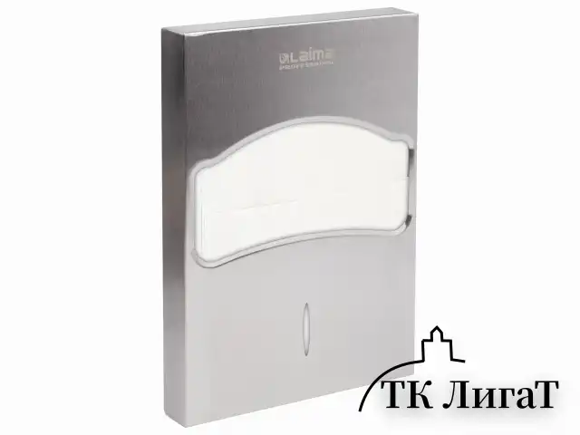 Диспенсер для покрытий на унитаз LAIMA PROFESSIONAL INOX, 1/4 сложения, нержавеющая сталь, матовый, 605704