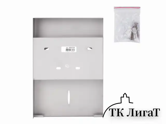 Диспенсер для покрытий на унитаз LAIMA PROFESSIONAL INOX, 1/4 сложения, нержавеющая сталь, матовый, 605704