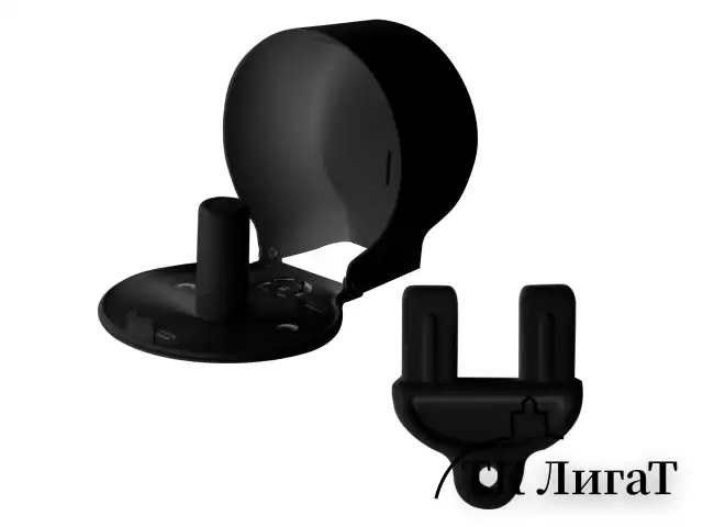 Диспенсер для туалетной бумаги LAIMA PROFESSIONAL ORIGINAL (Система T2), малый, черный, ABS-пластик, 605767
