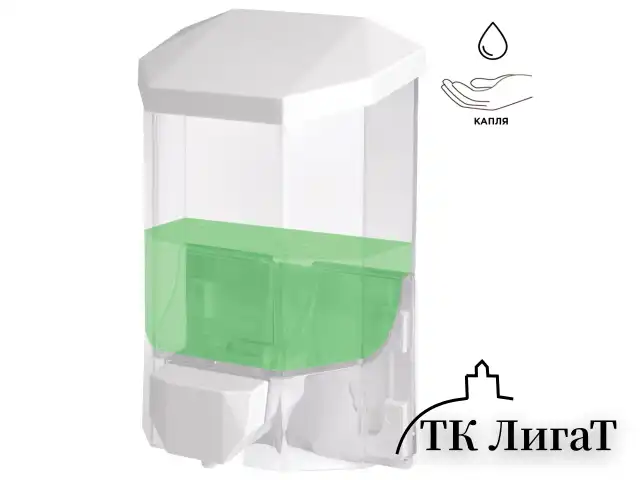 Дозатор для жидкого мыла LAIMA PROFESSIONAL ORIGINAL, НАЛИВНОЙ, 0,5 л, прозрачный, 605772