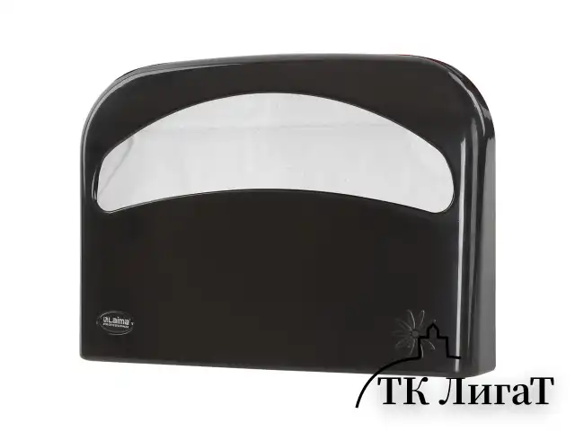 Диспенсер для покрытий на унитаз LAIMA PROFESSIONAL ORIGINAL (V1), 1/2 сложения, черный, 605786