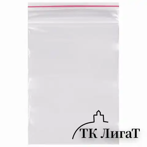 Пакеты с замком ZIP LOCK "зиплок", комплект 100 шт., 40х60 мм, ПВД, толщина 35 микрон, BRAUBERG, 606206