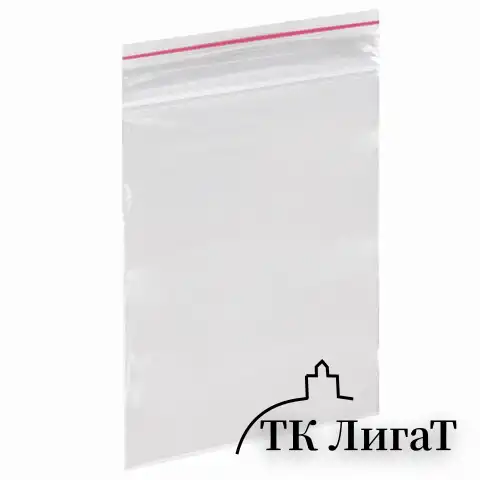 Пакеты с замком ZIP LOCK "зиплок", комплект 100 шт., 60х80 мм, ПВД, толщина 35 микрон, BRAUBERG, 606207